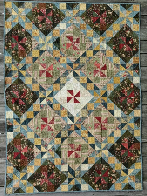 Quilt-1265 - - Finished Quilt