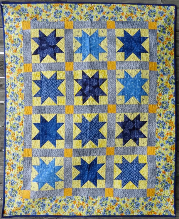 Quilt-1382 - - Finished Quilt