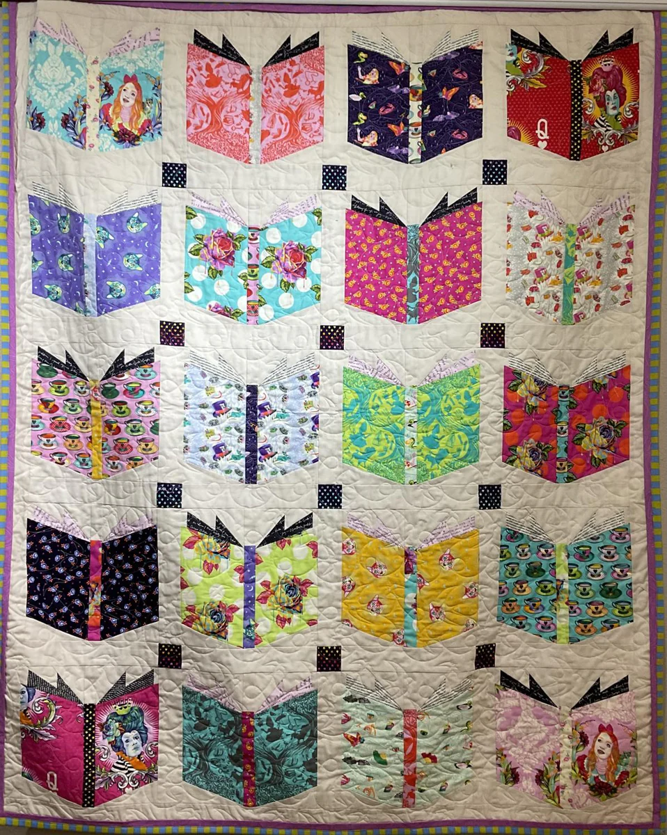 Quilt-Book Nerd Tula Pink --52"x65"