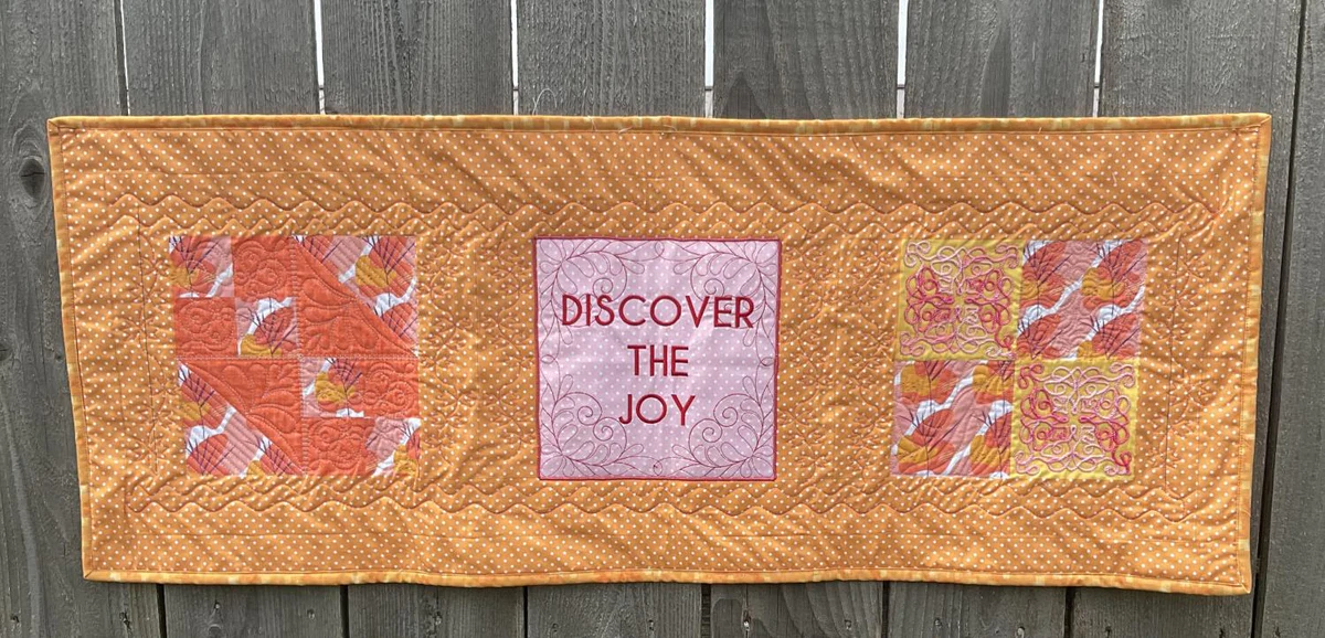 Quilt-Discover The Joy --15.25"x38"