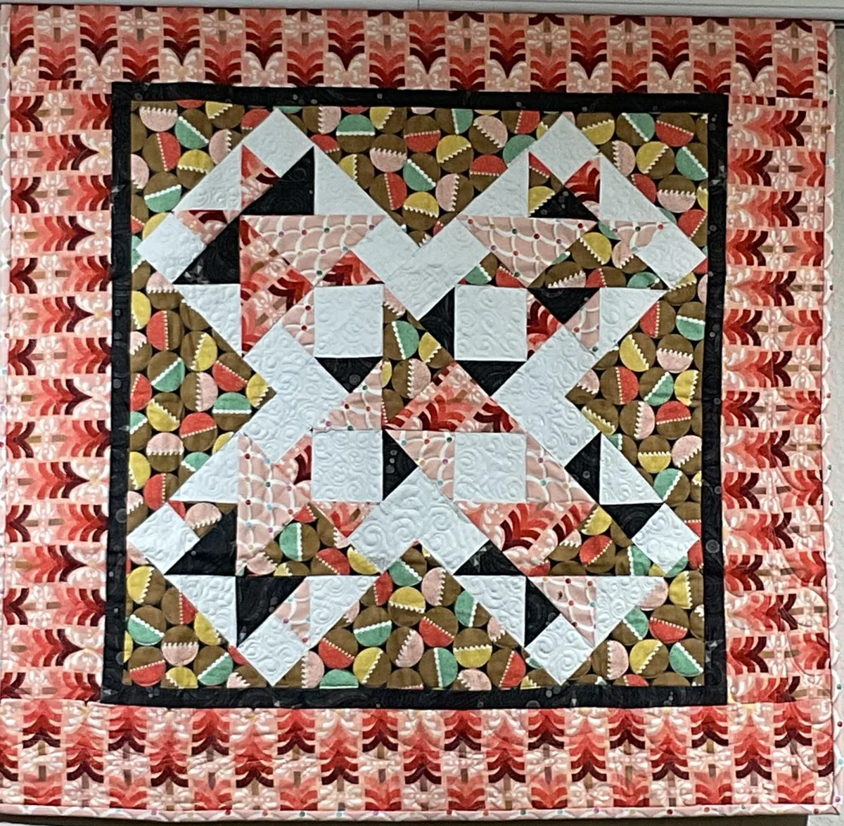 Quilt-Gingerbread Stars --30"x31"