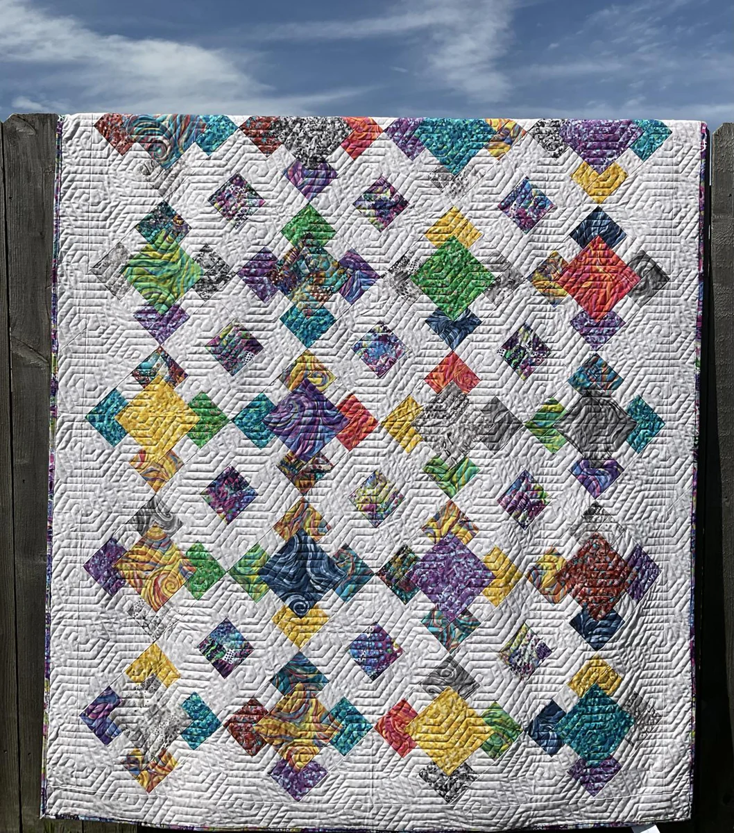 Quilt-Meadow Blooms Impressions --61"x75"