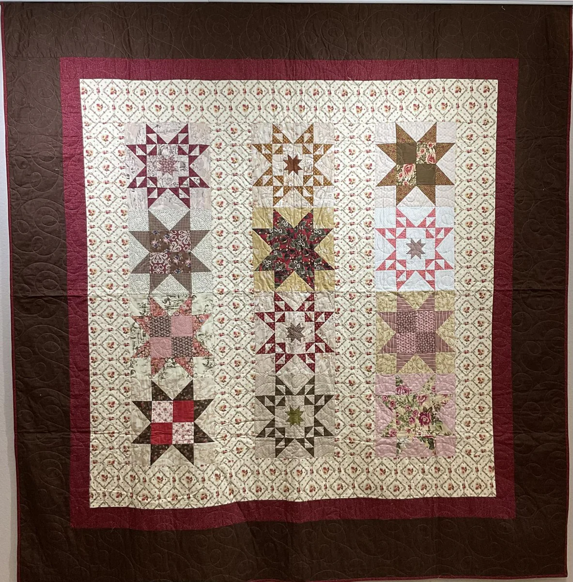 Quilt-Of Cloth & Thread--78"x81"