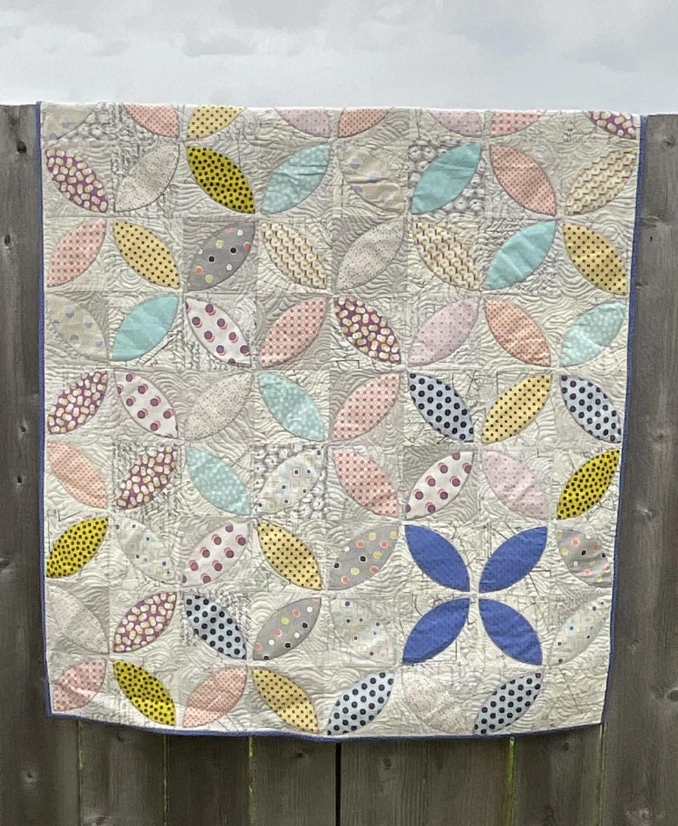 Quilt-Orange Peal Jen Kingwell--39"x49"