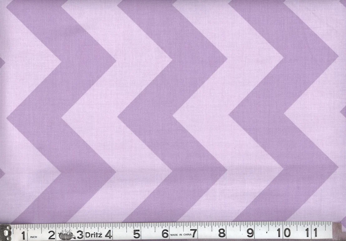 45" Riley Blake Large Chevron Lavender