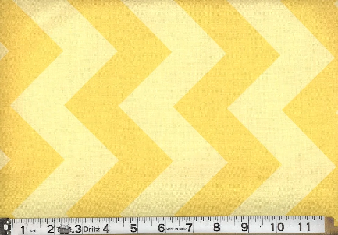45" Riley Blake Large Chevron Yellow