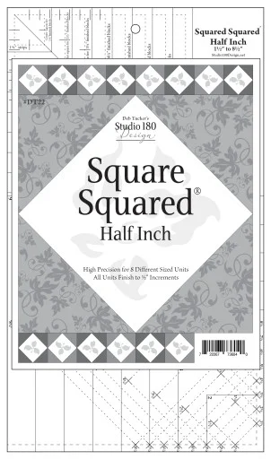 Square Squared: Half Inch Ruler