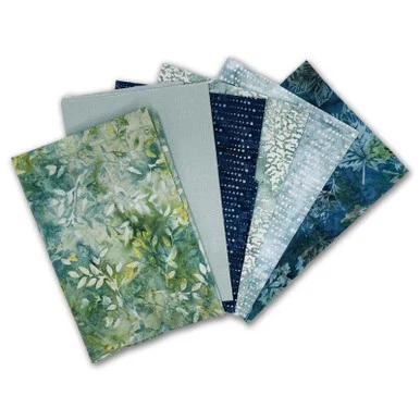 Fat Quarter Bundle - Calming Blues/6pc