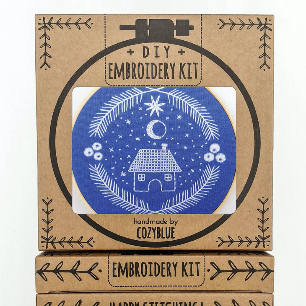 Holiday Home Embroidery Kit