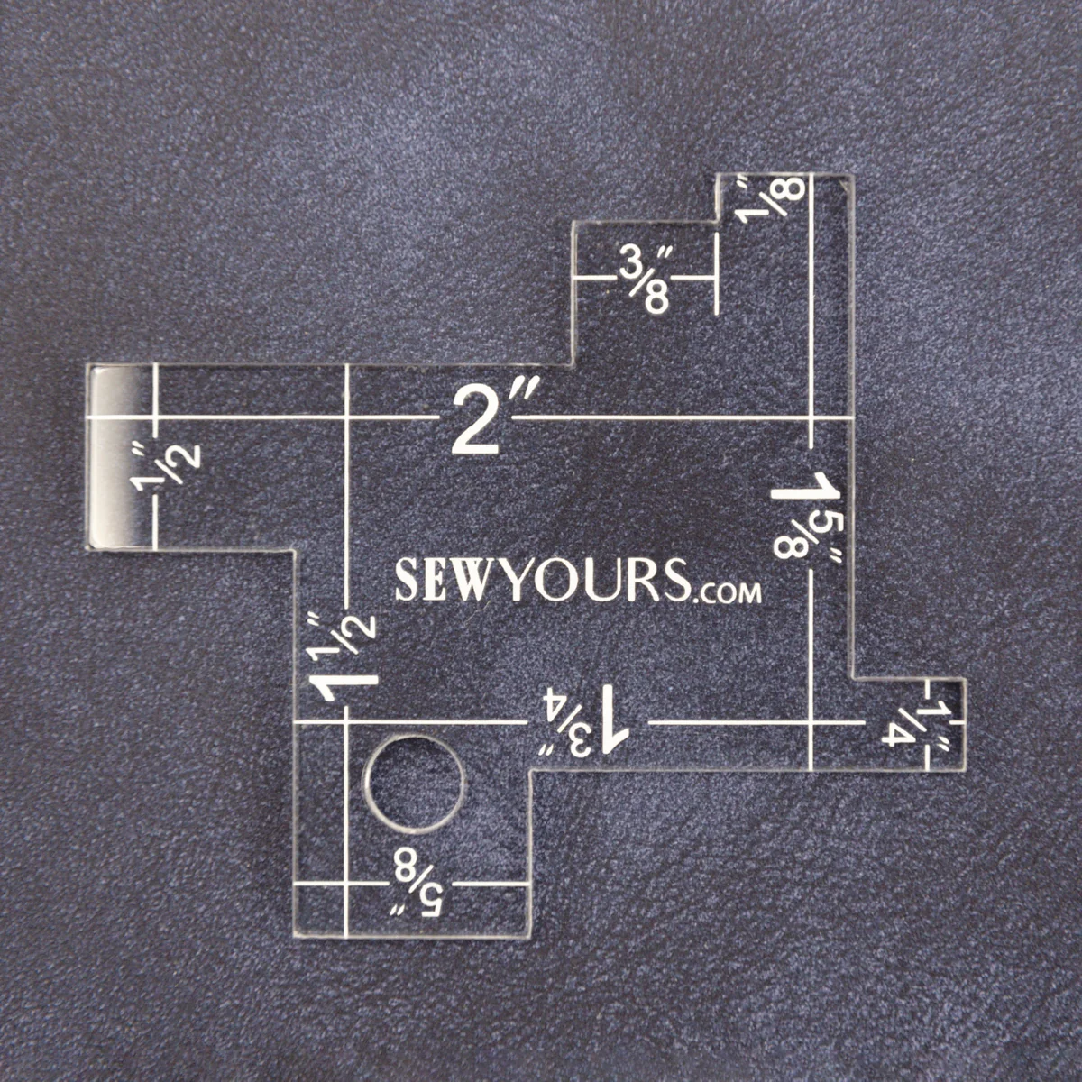 Seam Allowance Measuring Gauge