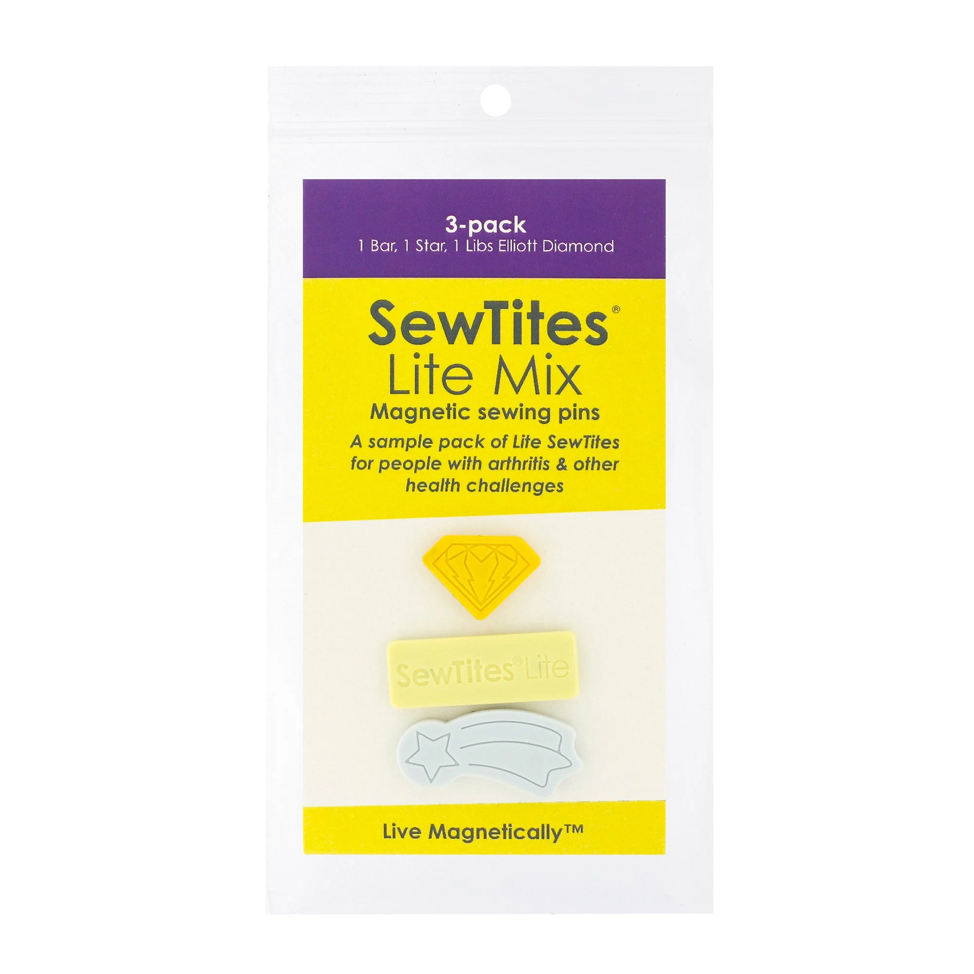 Lite Mix Magnetic Sewing Pins by SewTites
