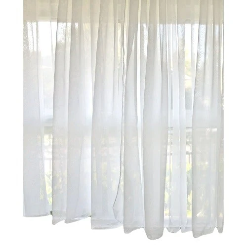 Sheer Voile Chiffon Curtain 115 W x 40 L