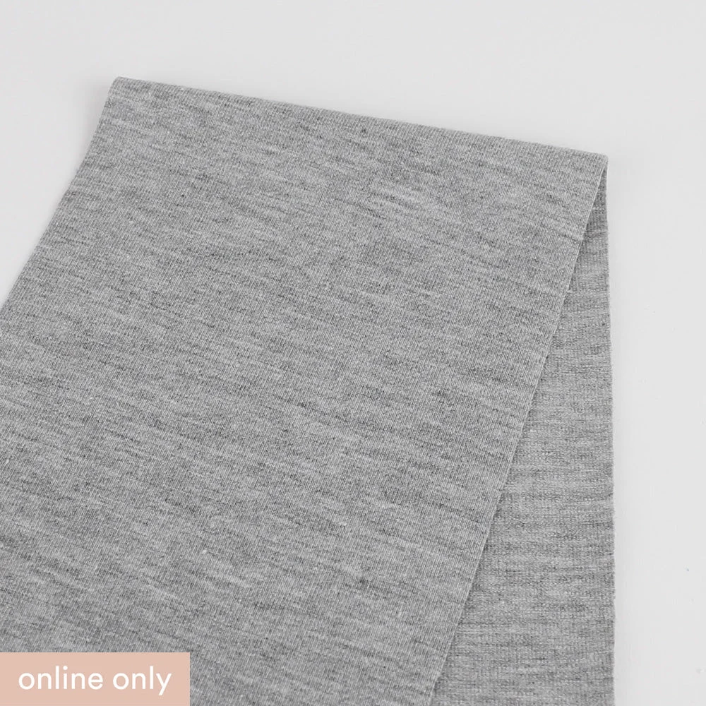 Stretch Poly / Cotton Jersey - Ash Marle
