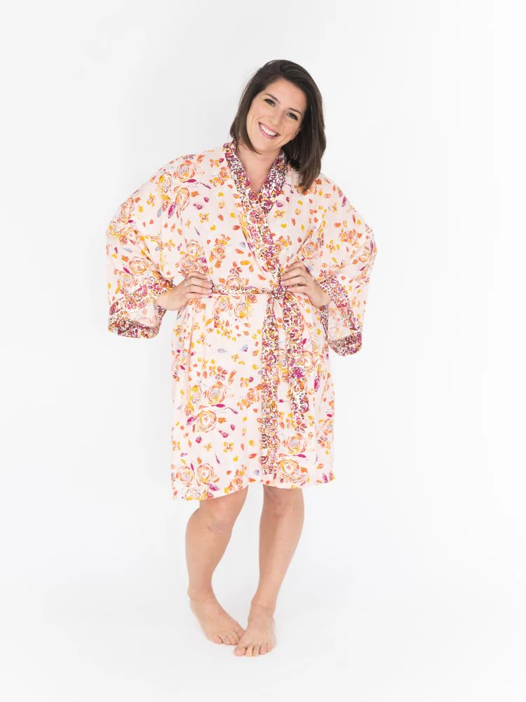 Signature Robe: "Floral Kiss"
