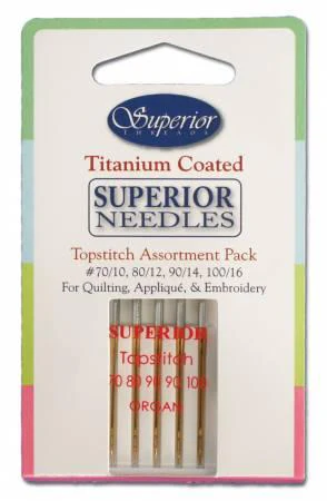 Superior Totpstitch Machine Needle Assortment Pack 5ct - 132ASST