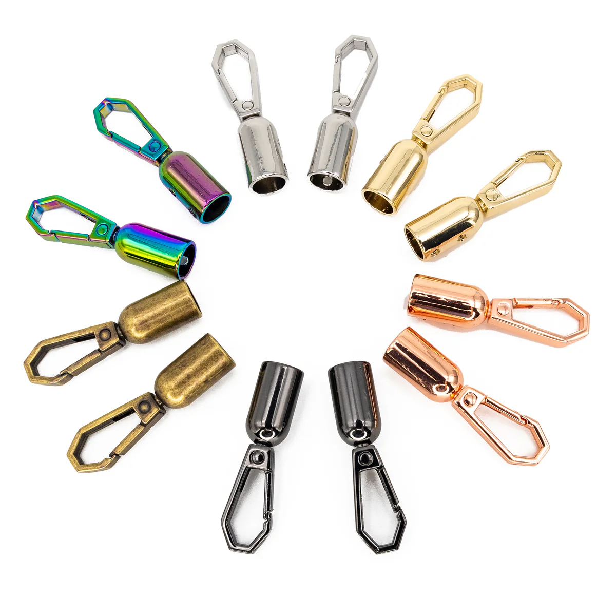 45mm Tassel Cap Snap Hooks - Set of 2