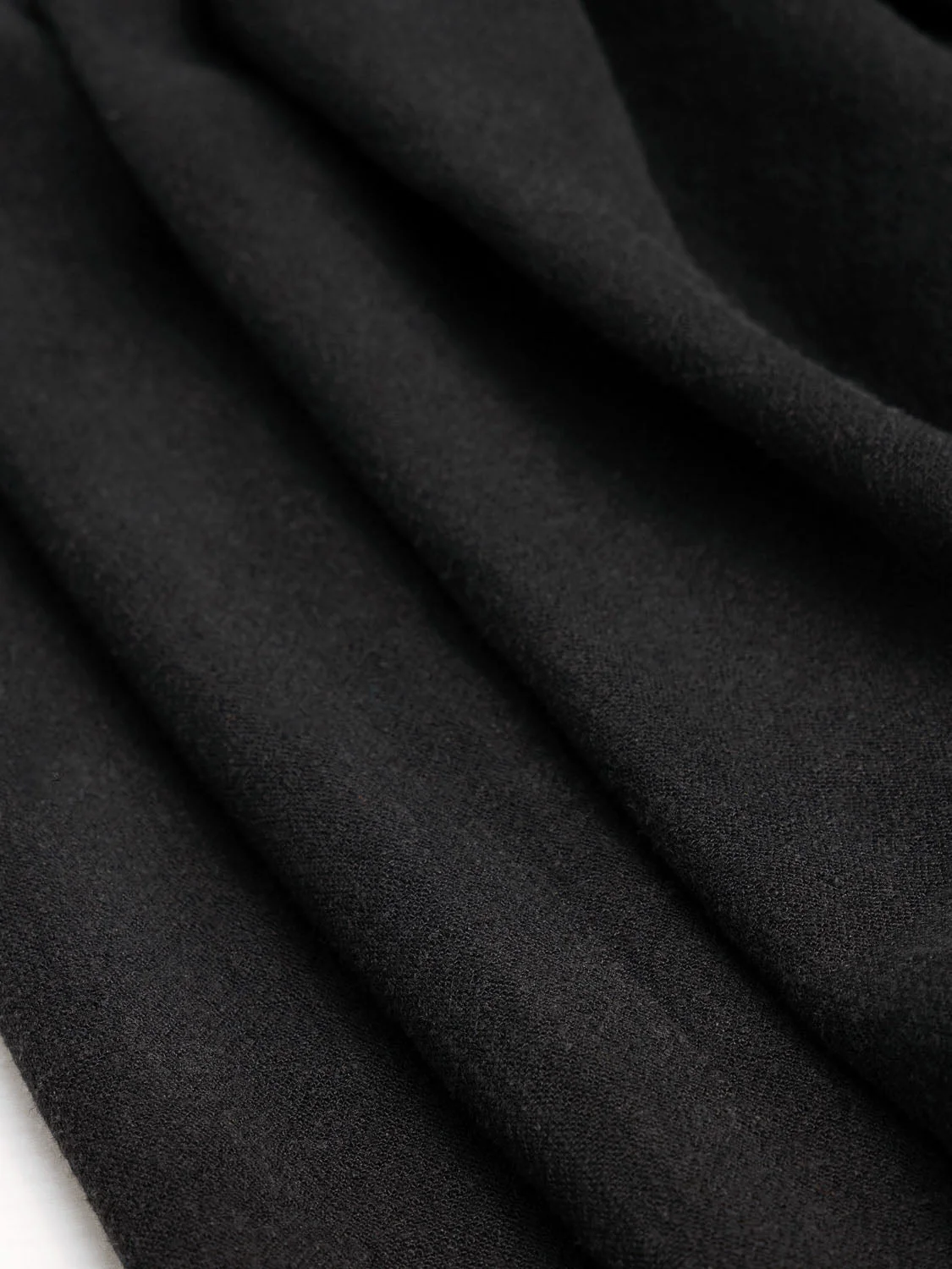 Textured Viscose Linen- Black