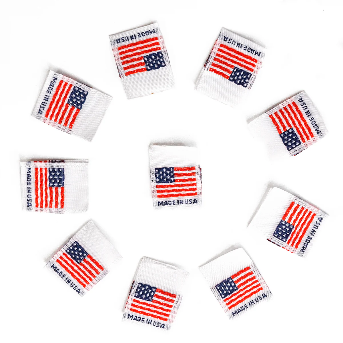 Woven Labels | Made in the USA | 10 Pack