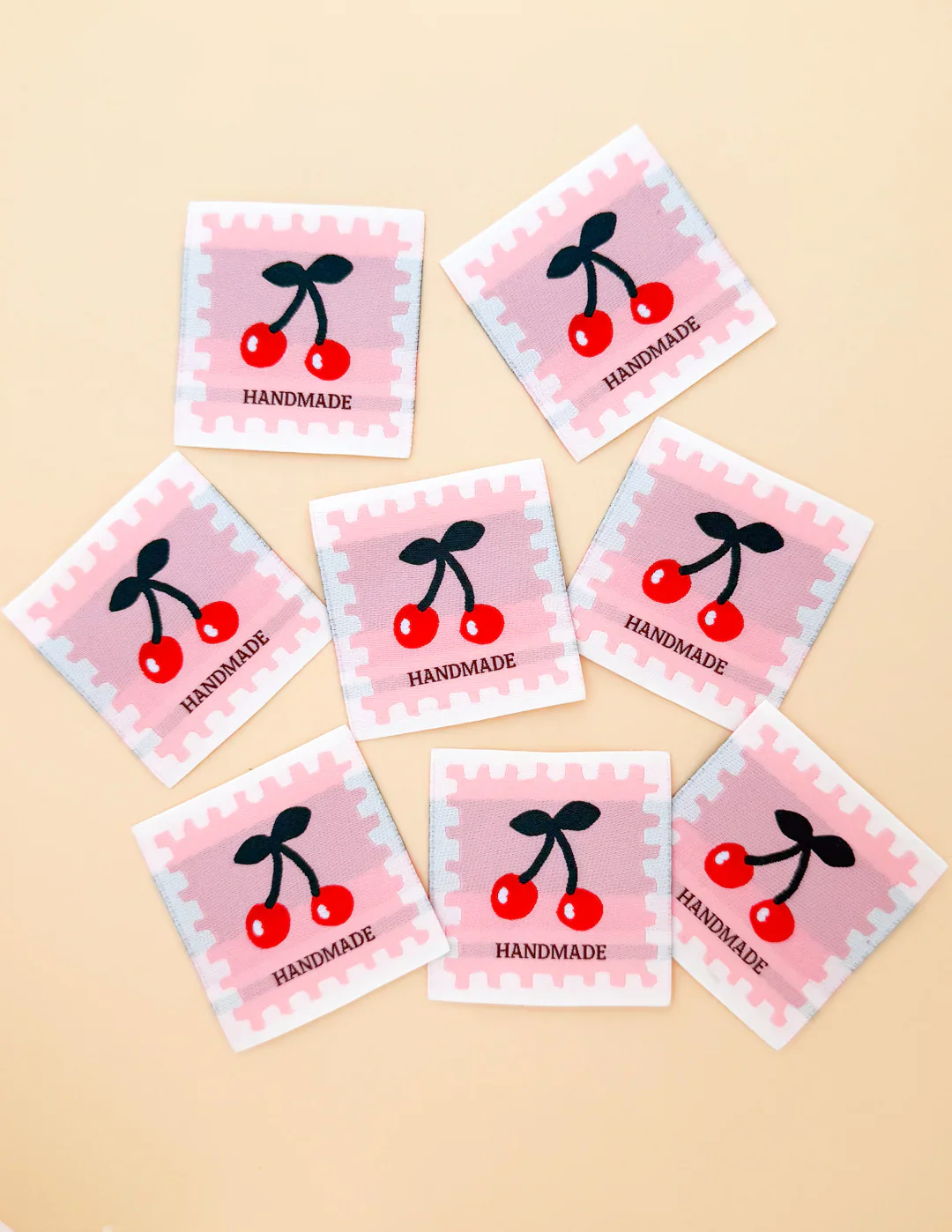 Cherry Woven Labels