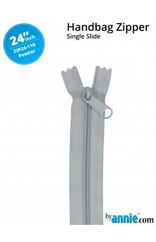 Zipper 24in Single Slide-Pewter