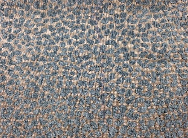 1 Yard - Eastern Accents Boca LeopardFabricinMarine