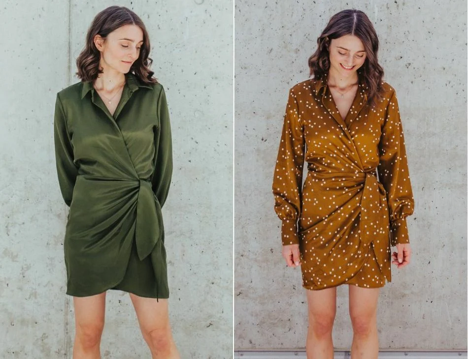 By Masin Atlas Wrap Dress PDF