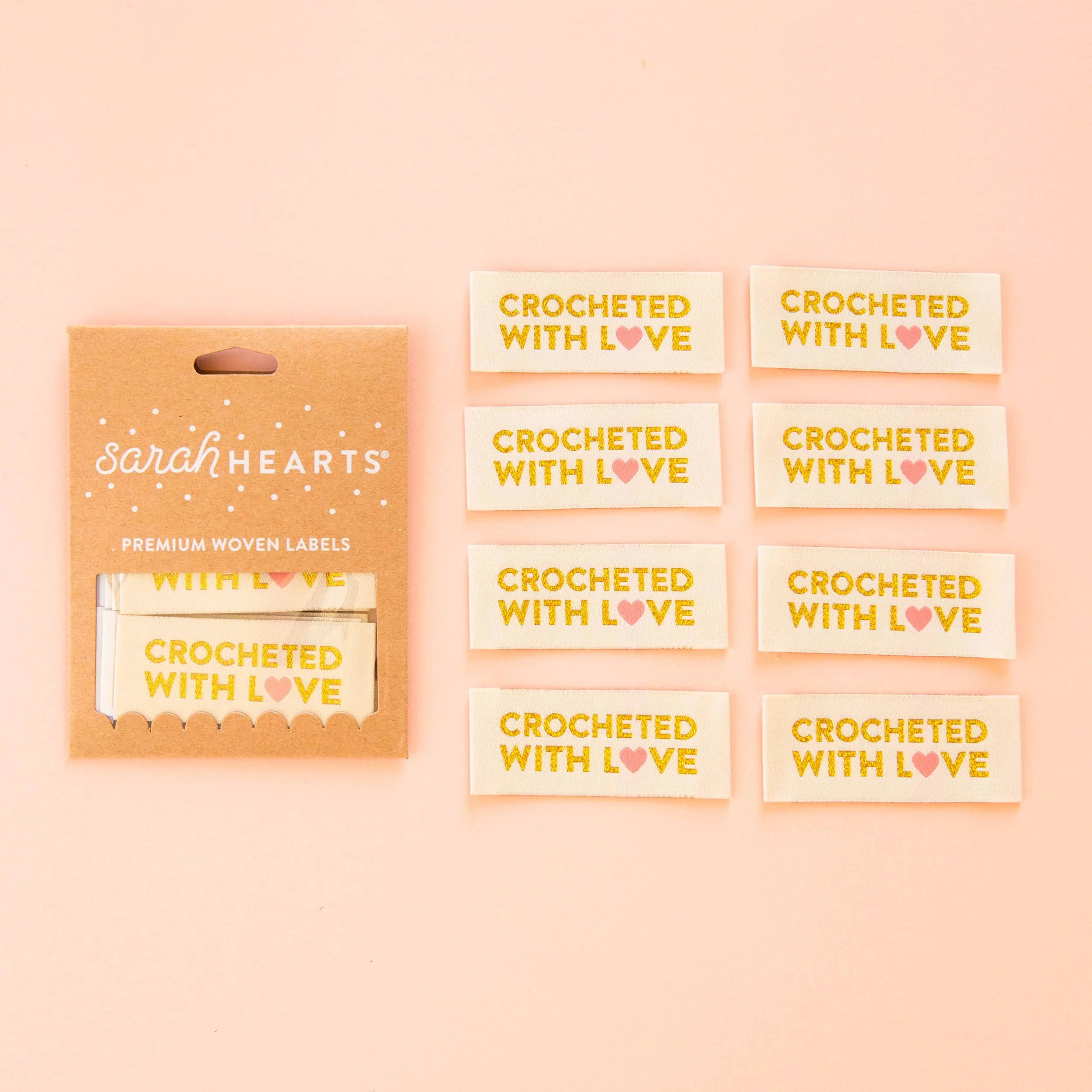 Sarah Hearts Labels: Crocheted with Love