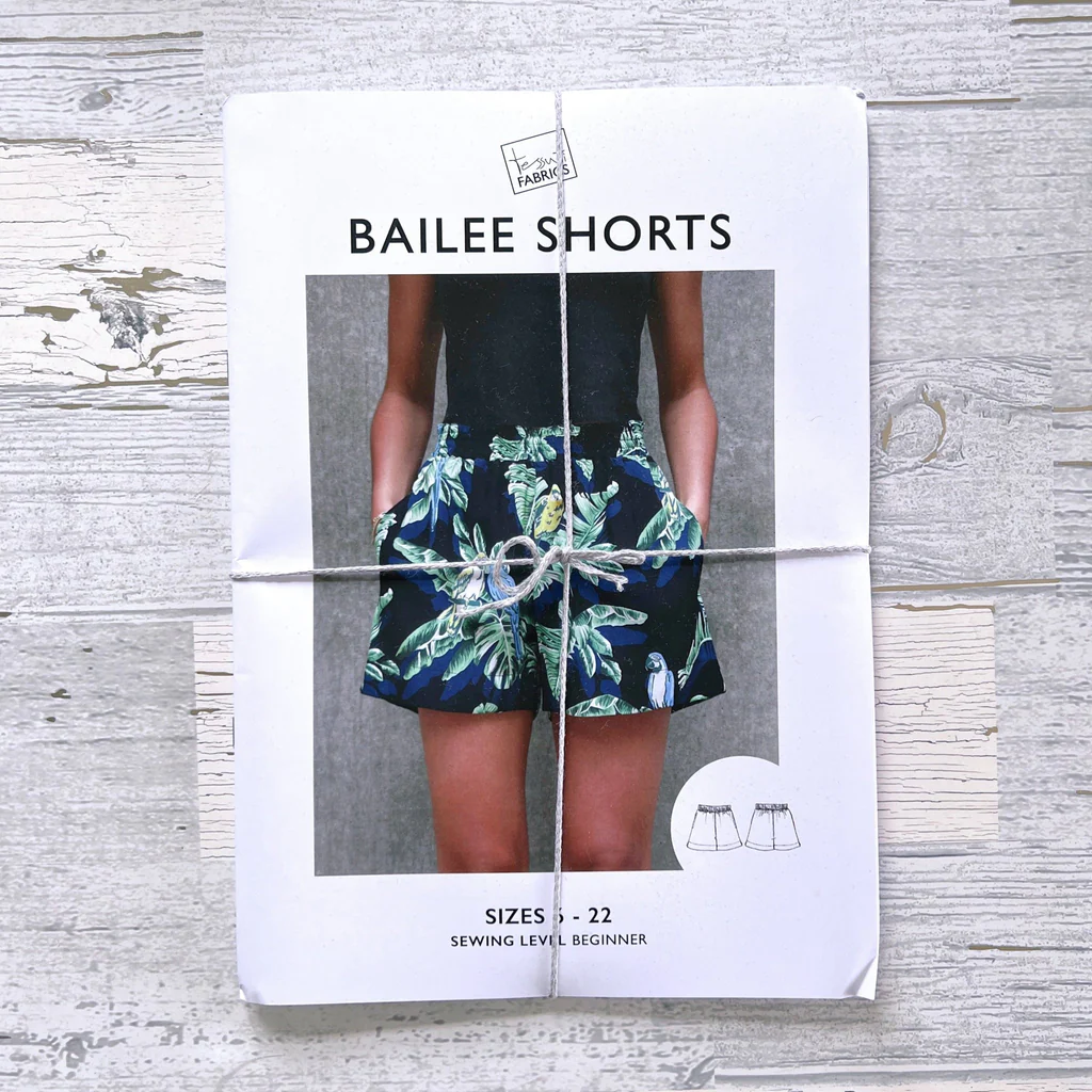 Bailee Shorts Sewing Pattern by Tessuti Fabrics