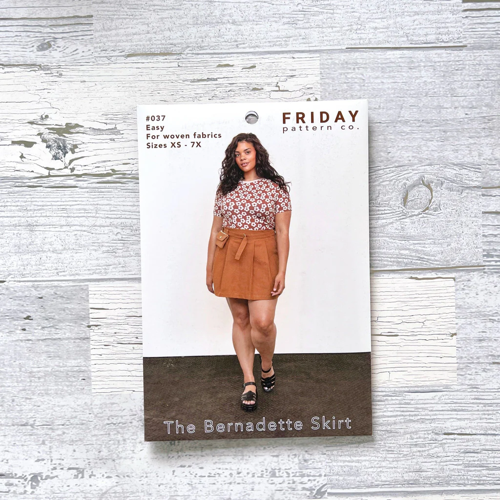 Bernadette Skirt Sewing Pattern by Friday Pattern Company