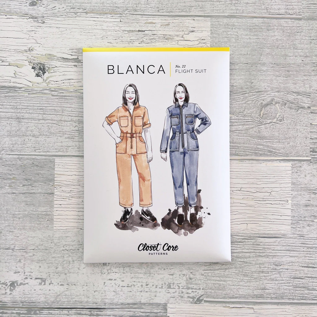 Blanca Flight Suit Sewing Pattern by Closet Core Patterns