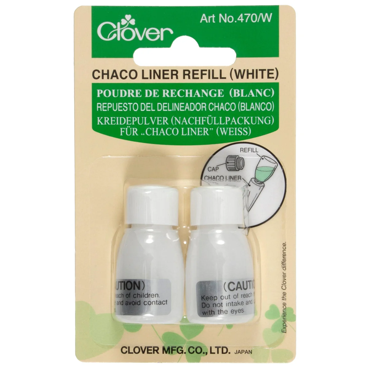 Clover Chaco Liner Refill: White