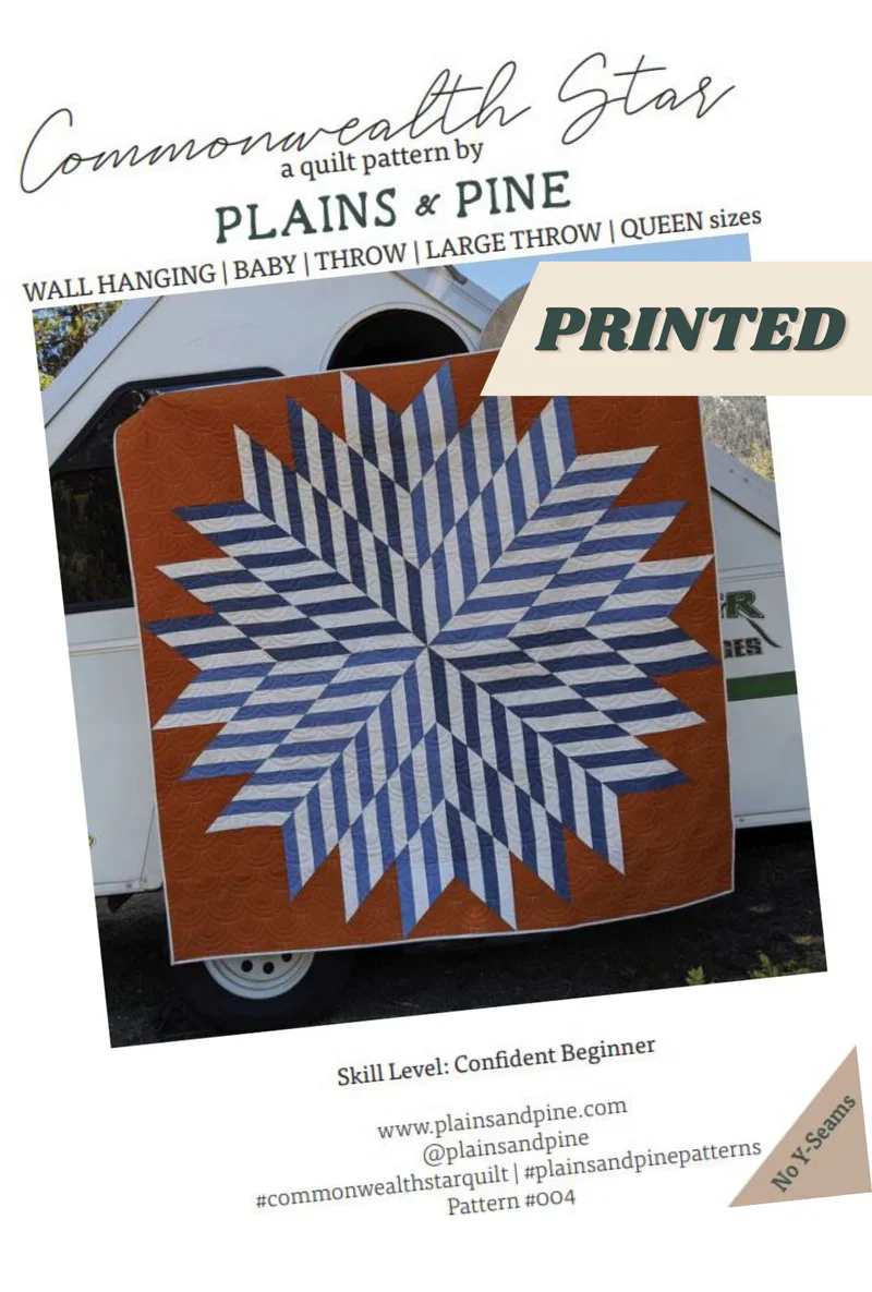 Commonwealth Star Quilt Pattern