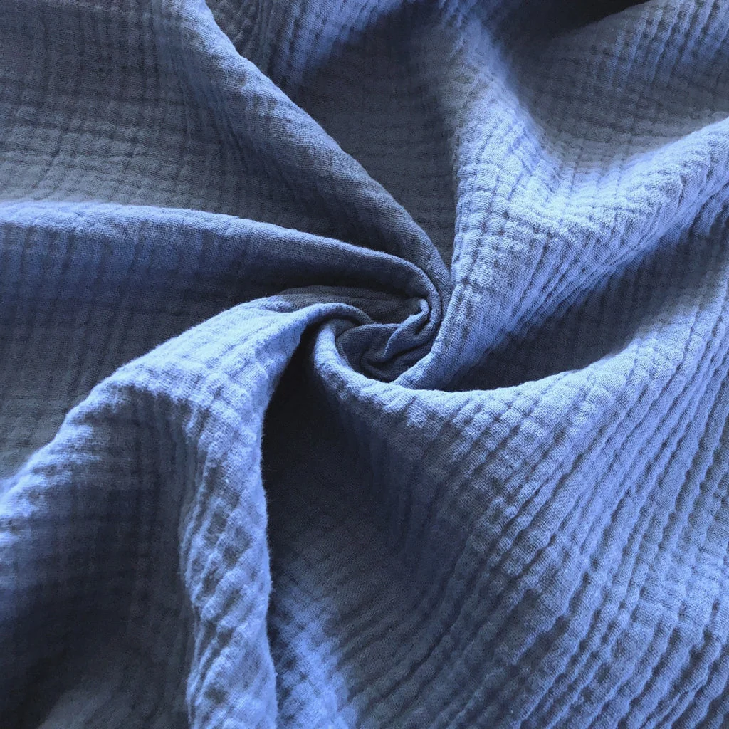 Denim Blue Double Gauze