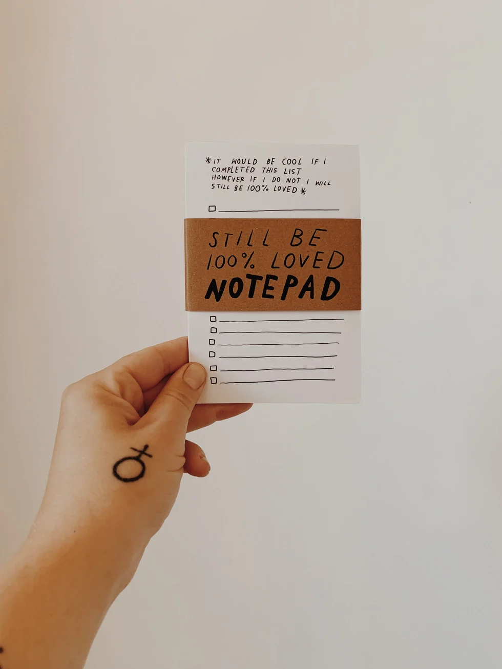 "Still Be Loved" To Do List Note Pad