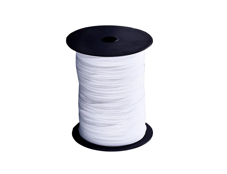 1/4" White Knit Elastic, 437 Yard Spool