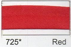 Polycotton Bias Binding: 2.5m x 50mm: Red