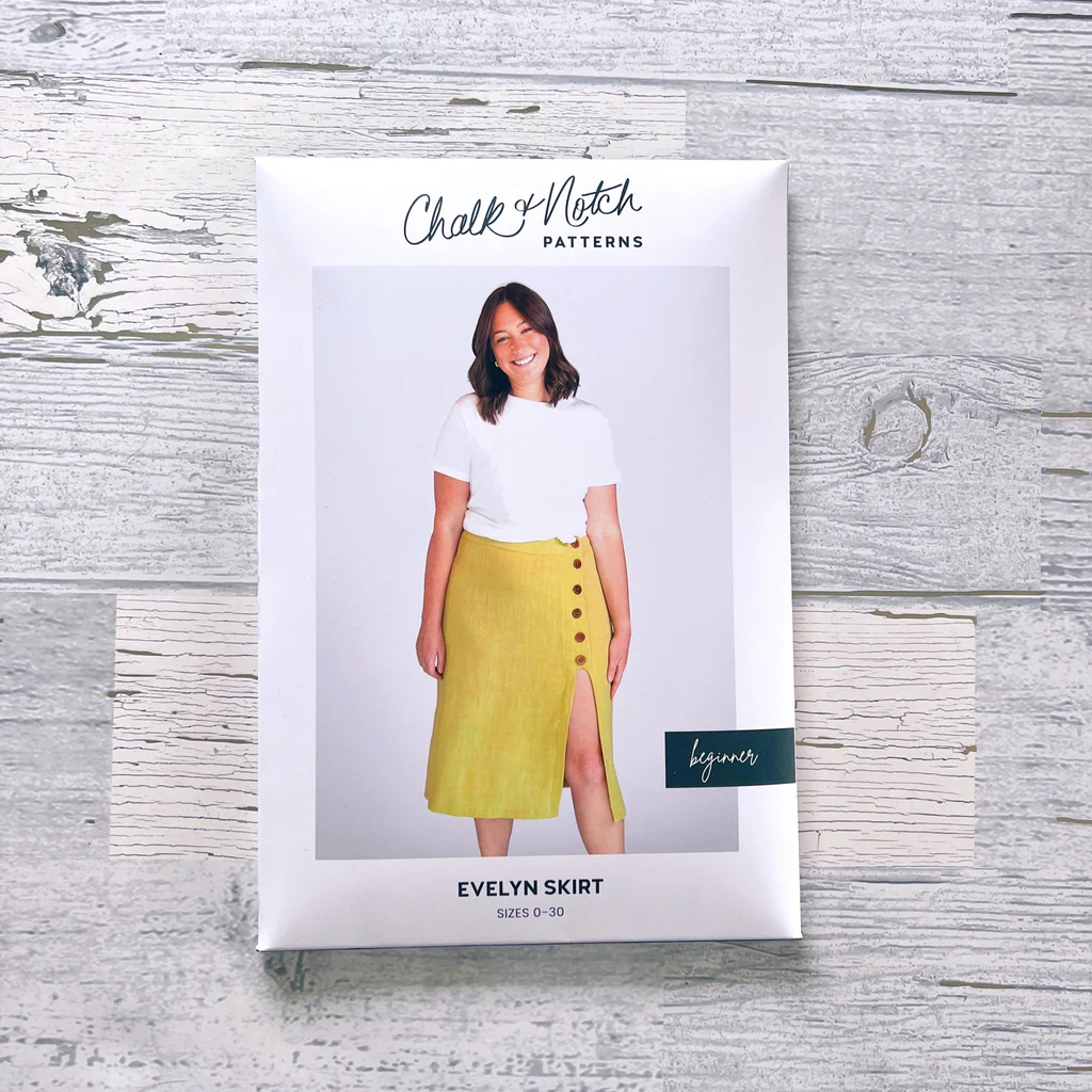 Evelyn Skirt Sewing Pattern by Chalk & Notch