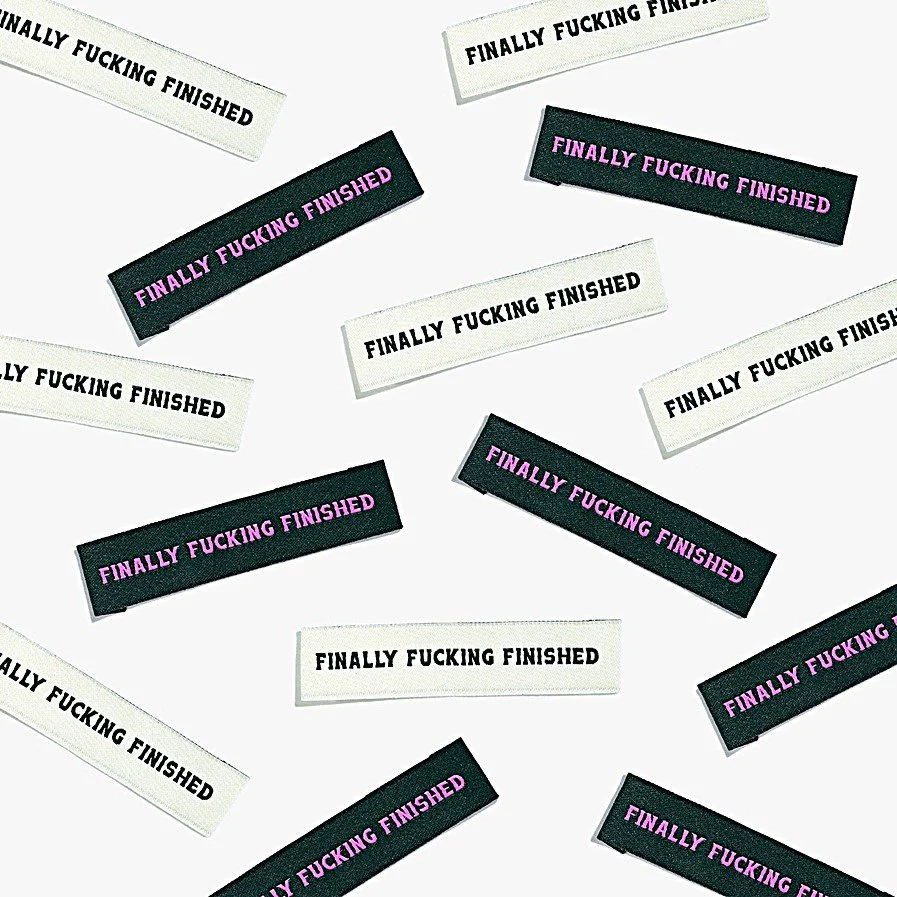 Kylie and the Machine Garment Labels- Finally F*cking Finished