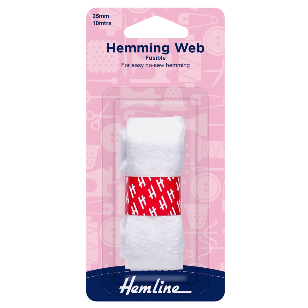 Fusible Hemming Web: 10m long x 25mm wide