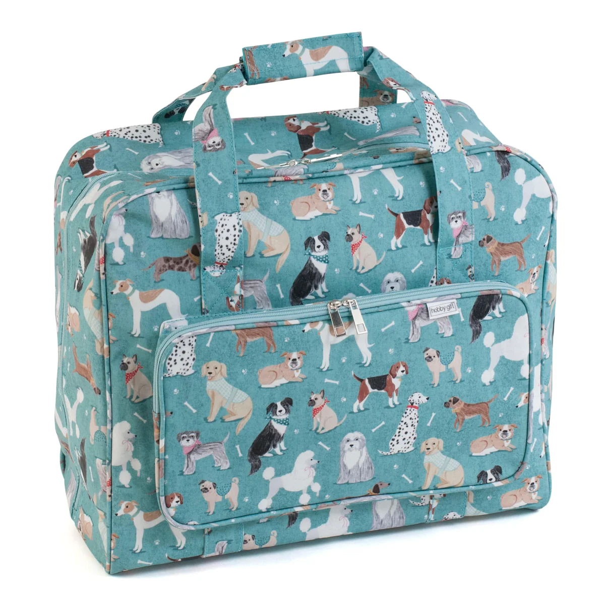 Sewing Machine Bag Matt PVC Dogs