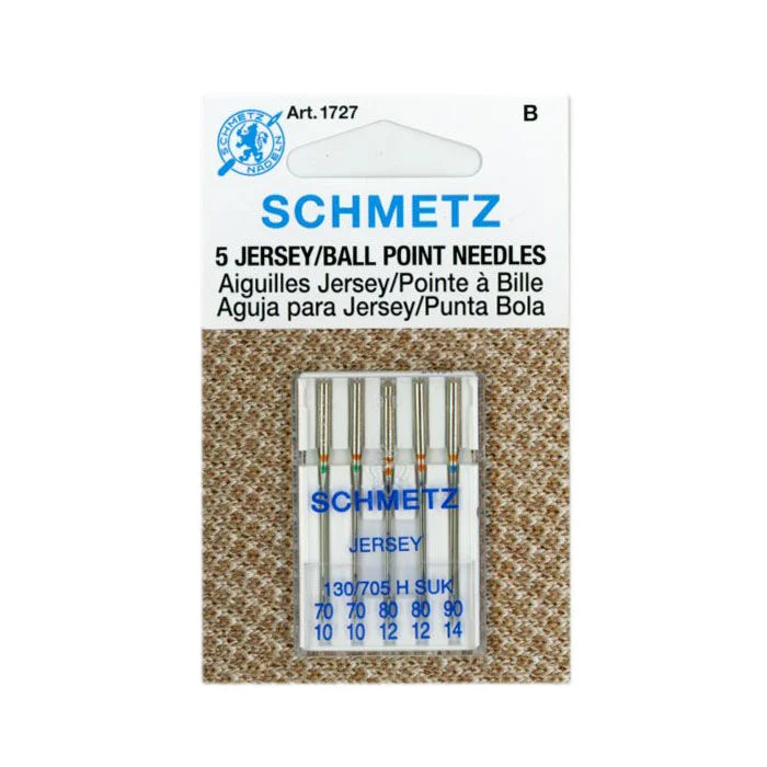 Jersey Ball Point Needles Multi Pack Sizes 10, 12, 14