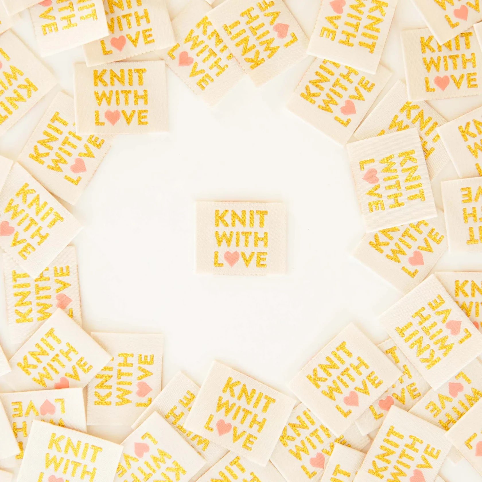 Sarah Hearts Labels: Knit with Love