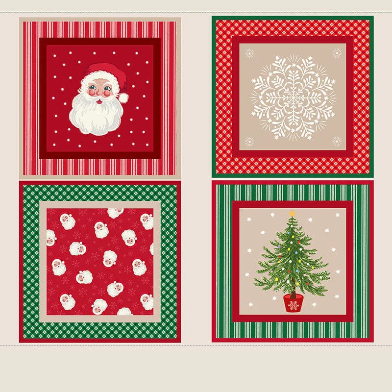 Lewis And Irene Oh Christmas Tree Fabric Panel C115