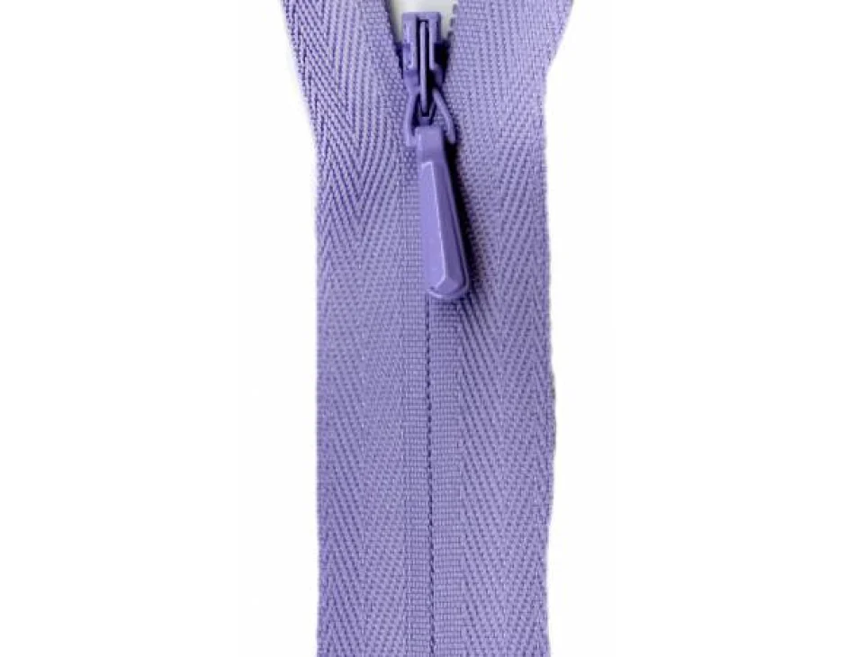 YKK Lilac Invisible Zipper 18"