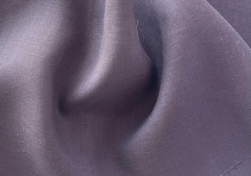 Semi-Sheer Blushing Mahogany Handkerchief Linen(Made in Poland)