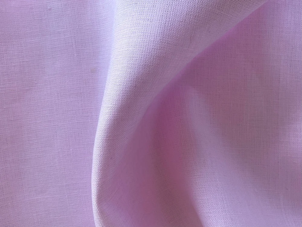 Mid-Weight Baby Pink Linen(Made in Poland)