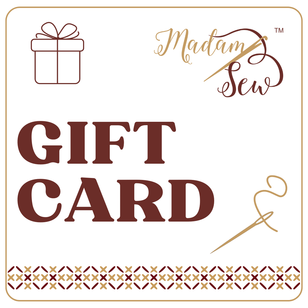 Madam Sew's Gift Card - Gift Voucher - Gift Certificate