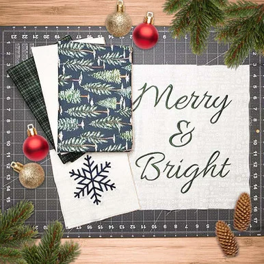 Merry & Bright - Wall Hanging Quilt Kit