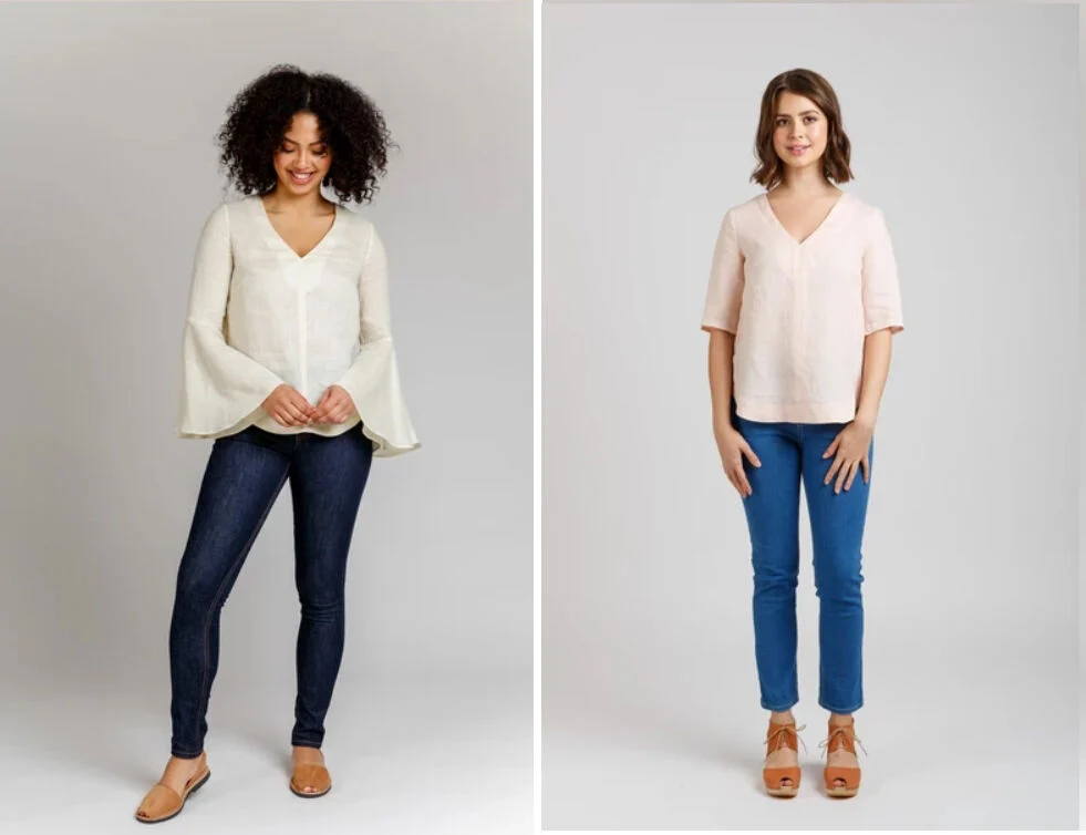 Megan Nielsen Dove Blouse