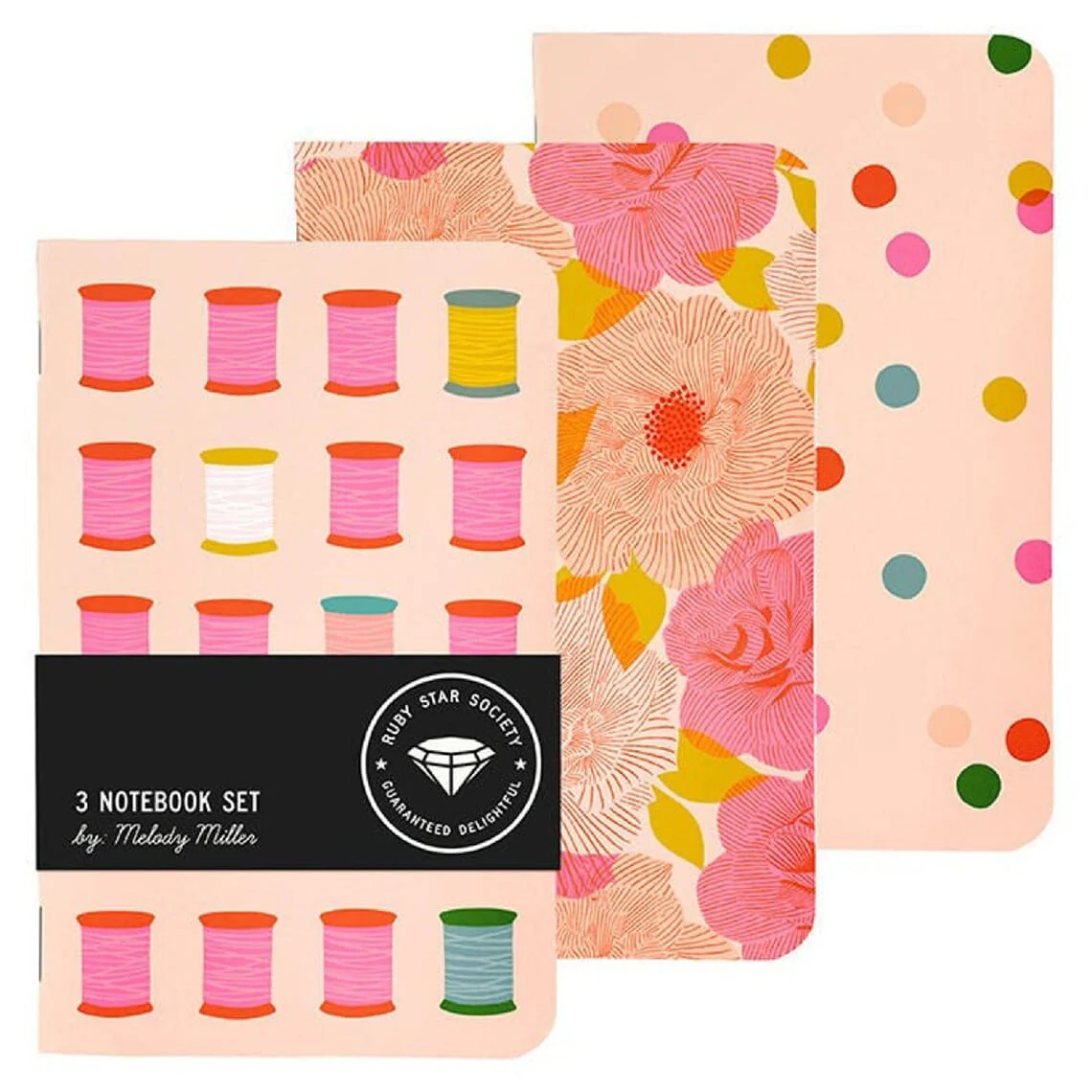 Ruby Star Spool Notebook Set By Melody Miller